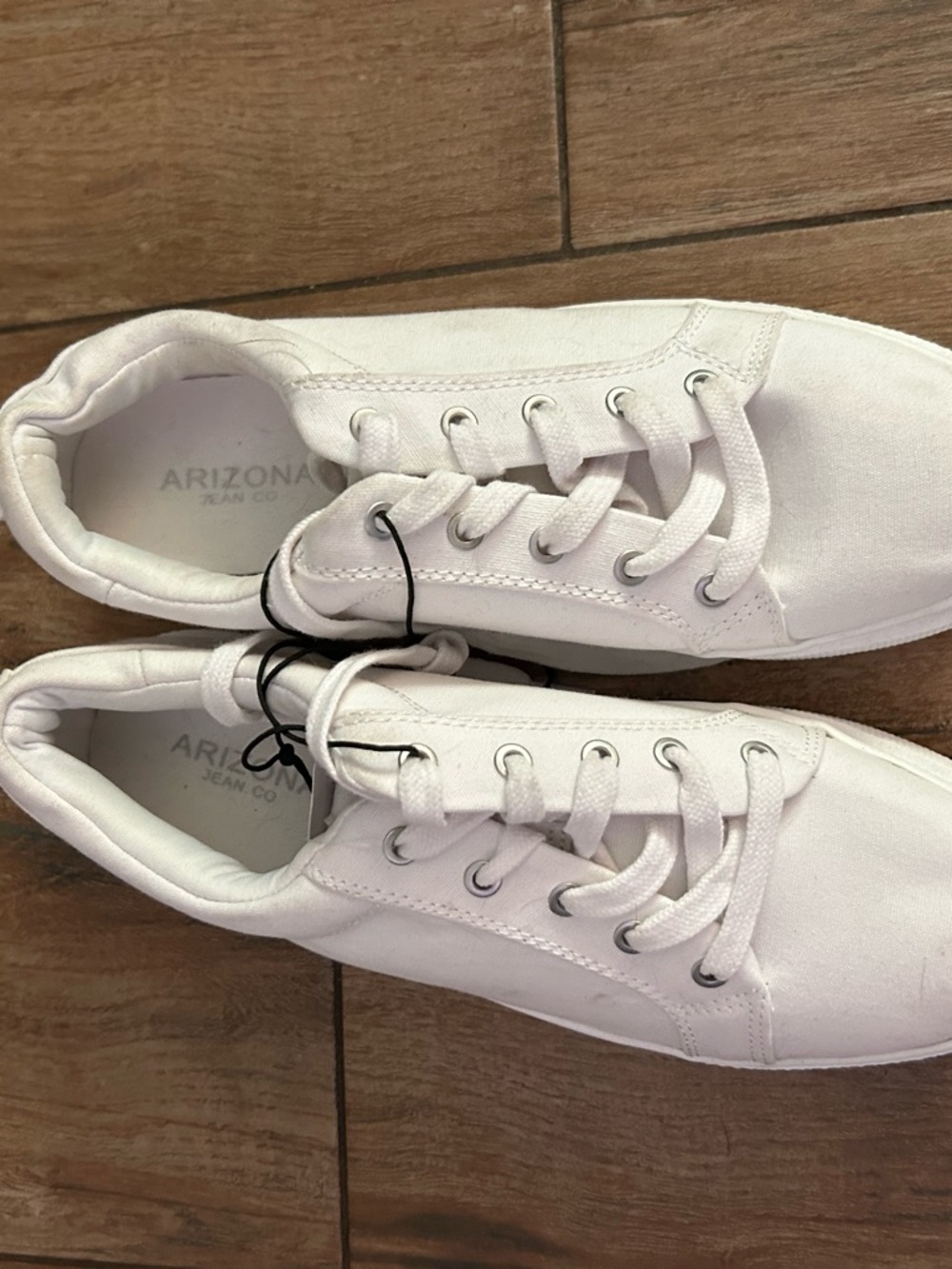 Arizona Jean Company White Canvas Sneakers